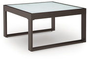Beachloft Black/Gray Outdoor Coffee Table - P490-708