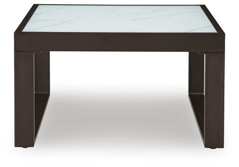 Beachloft Black/Gray Outdoor Coffee Table - P490-708