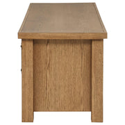 Beasley 2-Door 71-Inch Wood TV Stand Media Console Golden Oak - 723323
