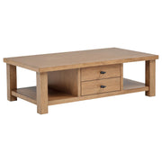 Beasley 2-Piece Wood Coffee Table Set Golden Oak - 723328-S2
