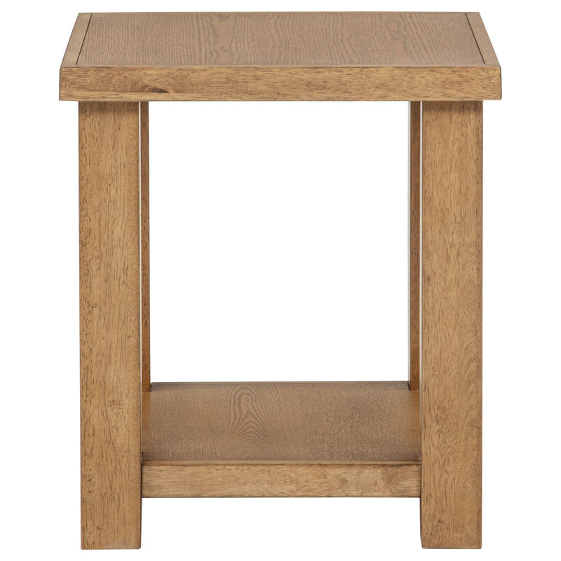 Beasley 3-Piece Wood Coffee Table Set Golden Oak - 723328-S3