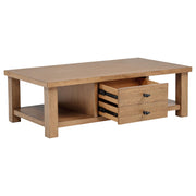 Beasley 3-Piece Wood Coffee Table Set Golden Oak - 723328-S3