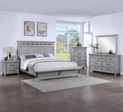 Beckett Rustic Gray Footboard Bench Panel Bedroom Set - DMV FurnitureBedroom Set
