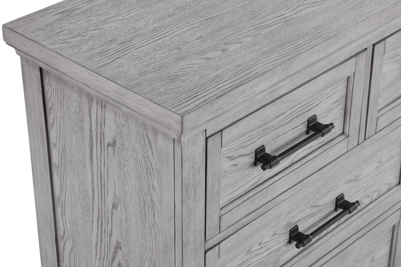 Beckett Rustic Gray Footboard Bench Panel Bedroom Set - DMV FurnitureBedroom Set