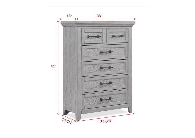 Beckett Rustic Gray Footboard Bench Panel Bedroom Set - DMV FurnitureBedroom Set