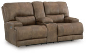 Beckley Place Earth Power Reclining Loveseat with Console - PC9180218
