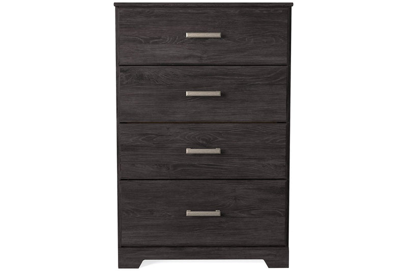 Belachime Black Chest of Drawers - DMV FurnitureChest