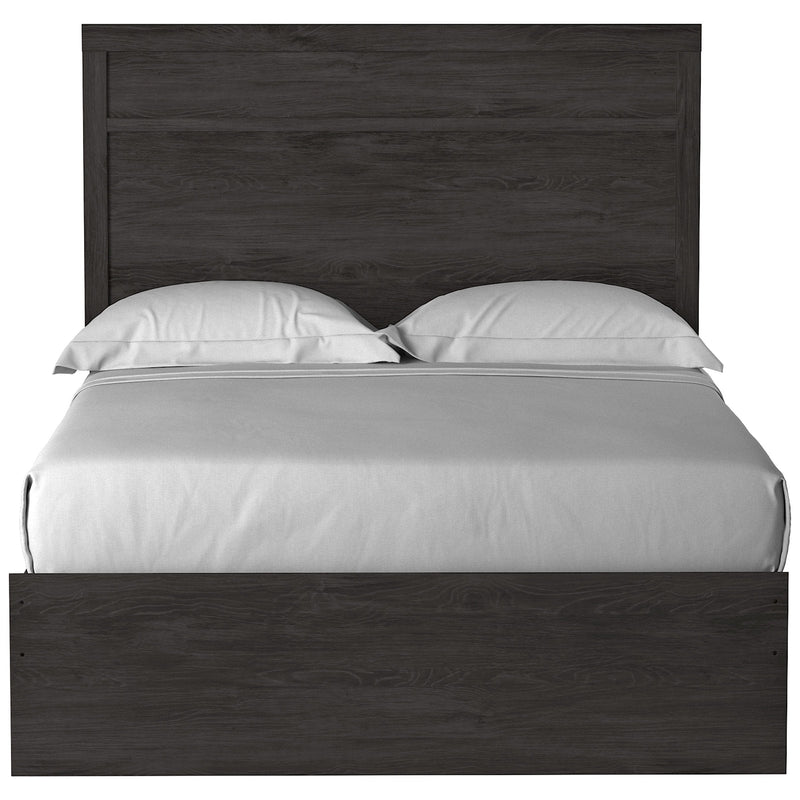 Belachime Black Full Panel Bed - DMV FurnitureFull Bed