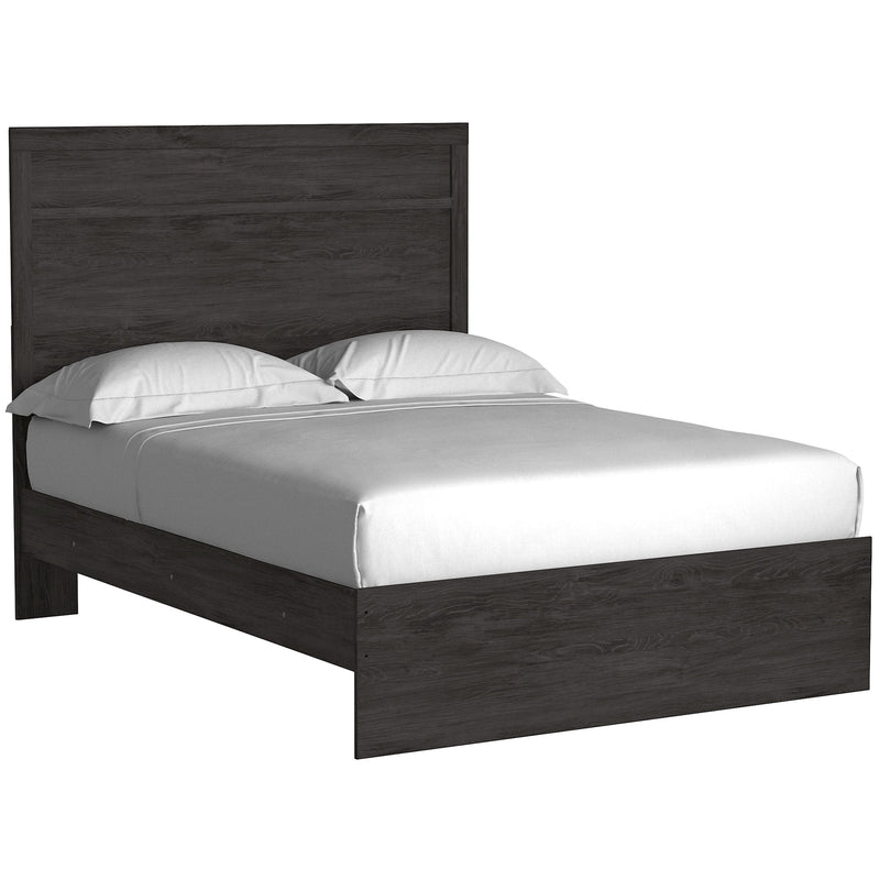 Belachime Black Full Panel Bed - DMV FurnitureFull Bed