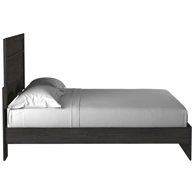 Belachime Black King Panel Bed - DMV FurnitureKing Bed