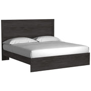 Belachime Black King Panel Bed - DMV FurnitureKing Bed