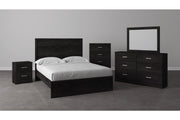 Belachime Black King Panel Headboard/Footboard - B2589-72 - DMV Furniture