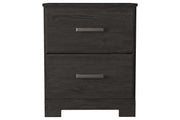 Belachime Black Nightstand - DMV FurnitureNightstand