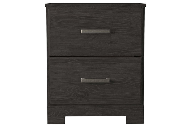 Belachime Black Nightstand - DMV FurnitureNightstand