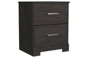 Belachime Black Nightstand - DMV FurnitureNightstand
