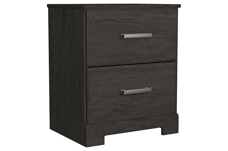 Belachime Black Nightstand - DMV FurnitureNightstand