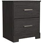 Belachime Black Nightstand - DMV FurnitureNightstand