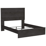 Belachime Black Queen Panel Bed - DMV FurnitureQueen Bed
