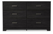 Belachime Charcoal King Panel Bed, Dresser, Chest and 2 Nightstands - B2589B14