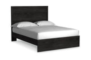 Belachime Charcoal Queen Panel Bed - DMV FurnitureQueen Bed
