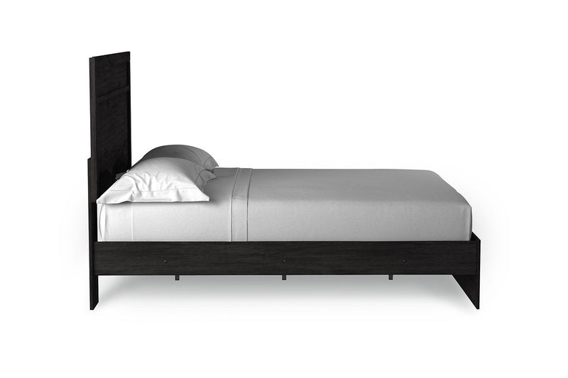 Belachime Charcoal Queen Panel Bed - DMV FurnitureQueen Bed