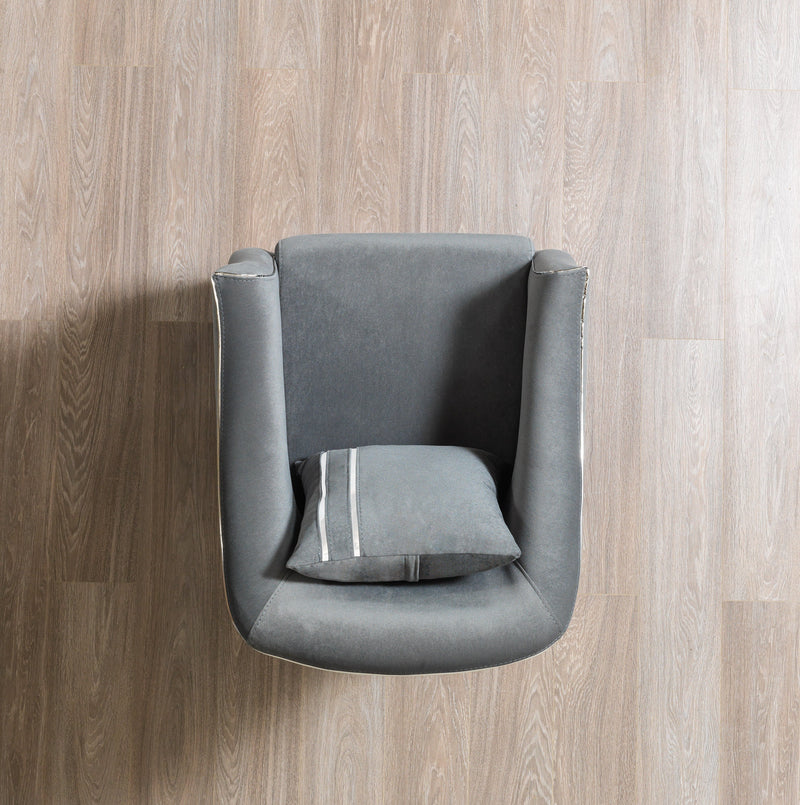 Belinda Gray Velvet Sofa & Loveseat