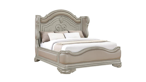 Bella Queen Bed Champagne - Bella Queen Bed Champagne