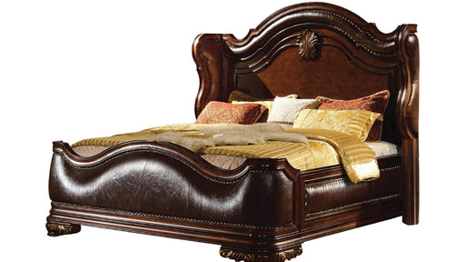 Bella Queen Bed Dark Walnut - Bella Queen Bed Dark Walnut