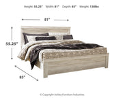 Bellaby King Panel Bed and 2 Nightstands - B331B25