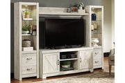 Bellaby Whitewash 4 - Piece Entertainment Center - DMV FurnitureEntertainment Center