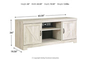 Bellaby Whitewash 63" TV Stand - DMV FurnitureEntertainment Center
