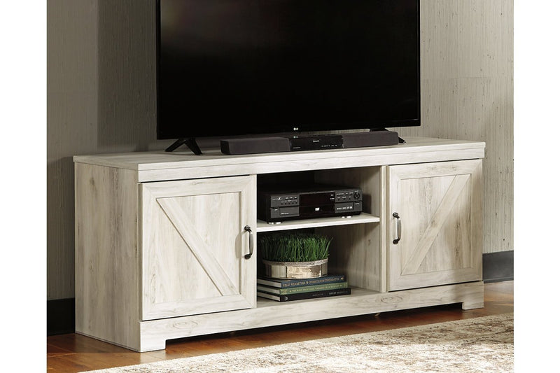 Bellaby Whitewash 63" TV Stand - DMV FurnitureEntertainment Center