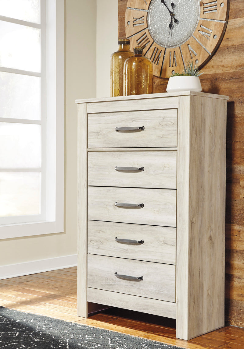 Bellaby Whitewash Footboard Storage Platform Bedroom Set - DMV FurnitureBedroom Set