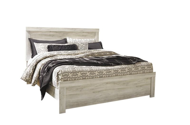 Bellaby Whitewash King Panel Bed - DMV FurnitureKing Bed