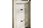 Bellaby Whitewash Pier - DMV FurnitureEntertainment Center