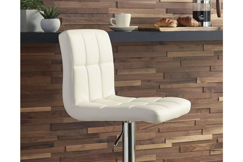 Bellatier Bone Adjustable Height Bar Stool (Set of 2) - DMV FurnitureBarstool