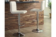 Bellatier Bone Adjustable Height Bar Stool (Set of 2) - DMV FurnitureBarstool