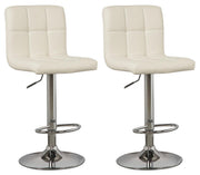 Bellatier Bone Adjustable Height Bar Stool (Set of 2) - D120-230X2