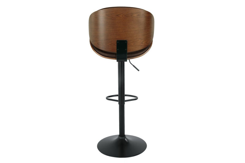 Bellatier Brown Adjustable Height Bar Stool - DMV FurnitureBarstool