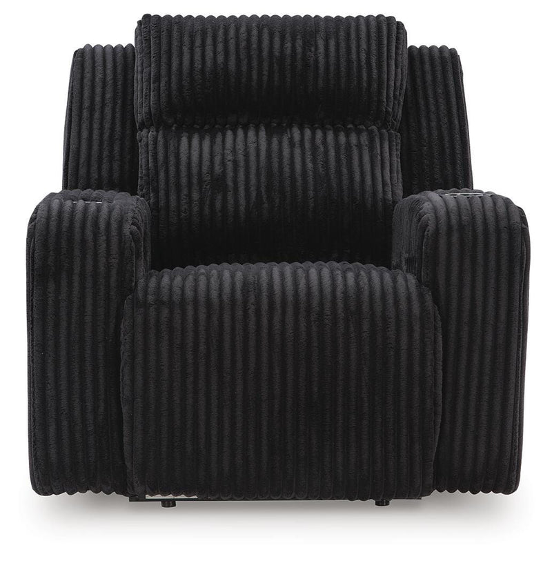 Belvarrow Black Power Recliner - PC6420213