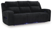 Belvarrow Black Power Reclining Sofa - PC6420215