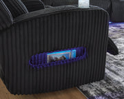 Belvarrow Black Power Reclining Sofa - PC6420215