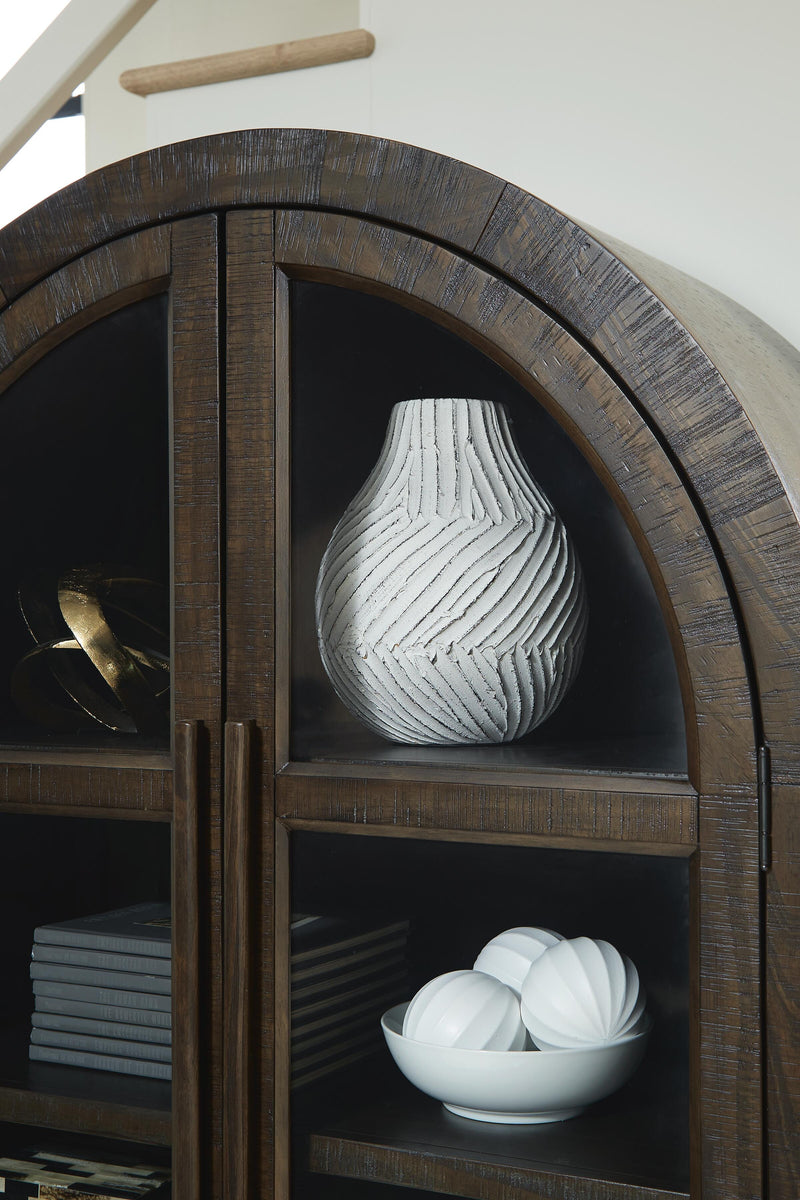 Benhall Dark Brown Accent Cabinet - A4000727