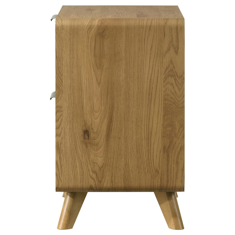 Bennett 2-drawer Bedroom Nightstand Bedside Table Light Oak - 222902