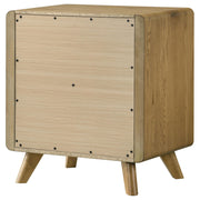 Bennett 2-drawer Bedroom Nightstand Bedside Table Light Oak - 222902