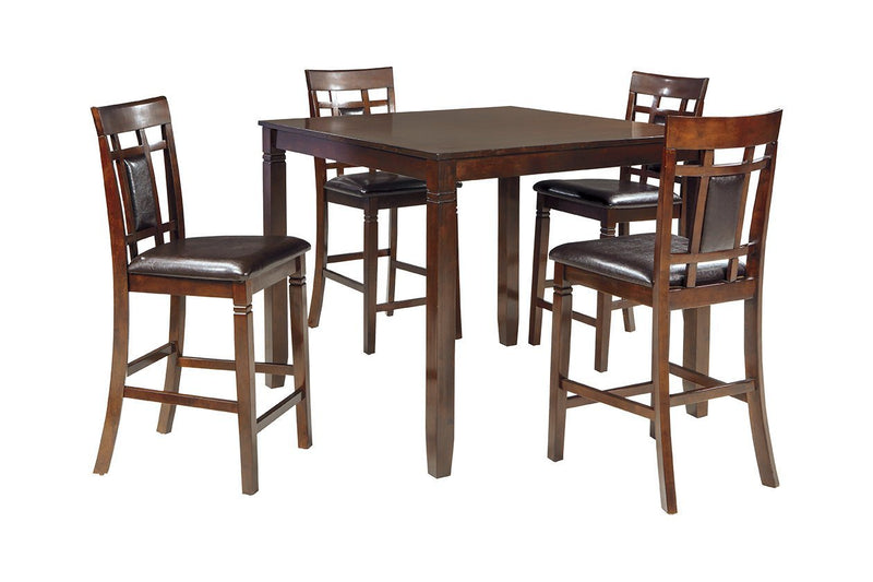 Bennox Brown Counter Height Dining Table and Bar Stools (Set of 5) - DMV FurnitureCounter Height Table
