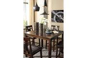 Bennox Brown Counter Height Dining Table and Bar Stools (Set of 5) - DMV FurnitureCounter Height Table