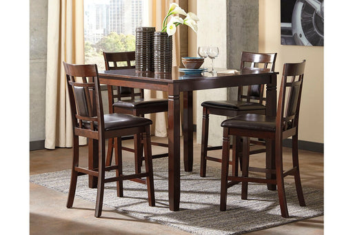 Bennox Brown Counter Height Dining Table and Bar Stools (Set of 5) - DMV FurnitureCounter Height Table