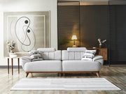 Bentley 4-pieces (2 Sofa & 2 Chair) Livingroom in Cream - 200-ELIF-BEN-A570-3311