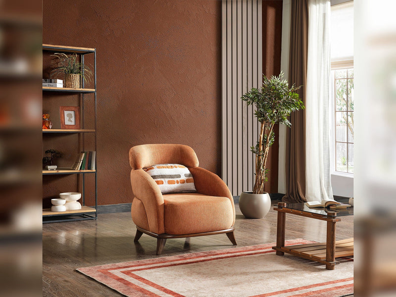 Bentley Chair in Brick - 200-ELIF-BEN-A570-B